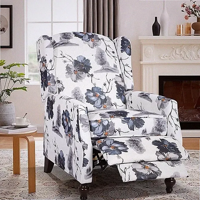 Recliner Wingback Chair - Tufted Arm Chair Recliner - Massage Recliner Chair